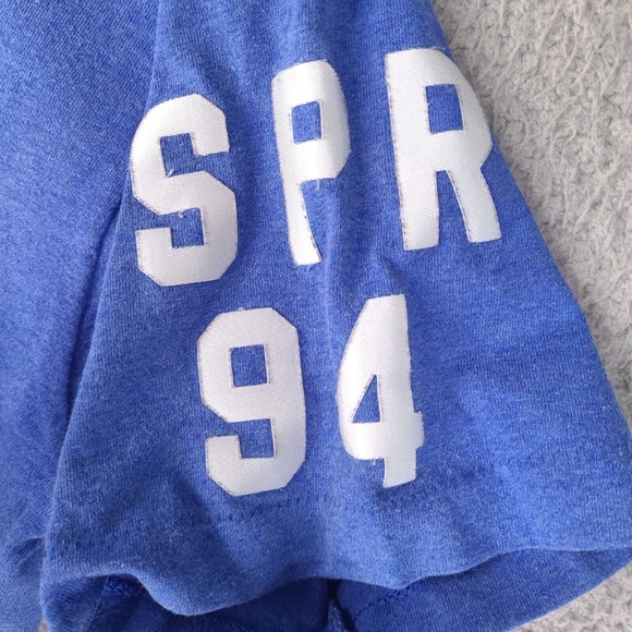 Vintage Sorority Droopy T-Shirt Adult Medium Single Stitch Blue Best USA Made - Picture 9 of 16